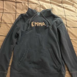 Emma Chamberlain teal hoodie